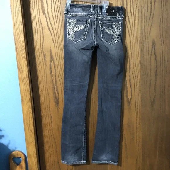 Miss Me black boot cut jeans size 26 - Picture 2 of 12